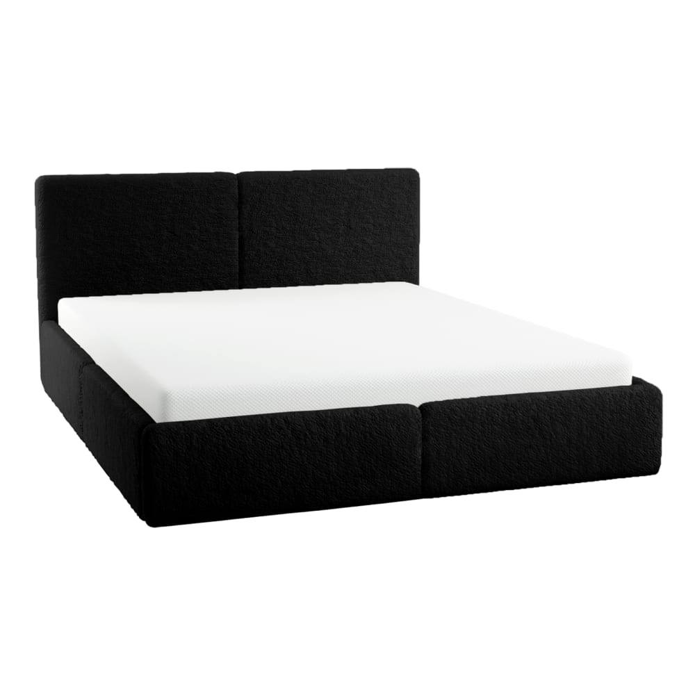Fedve Polsterbett Riberia Slim Schwarz Pes - Polyester