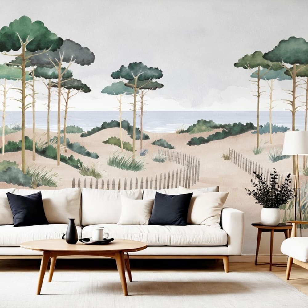 Papier peint panoramique - multicolore