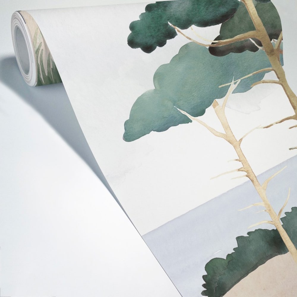 Papier peint panoramique - multicolore - intissé - 7 lés : 336x270cm — vue 3