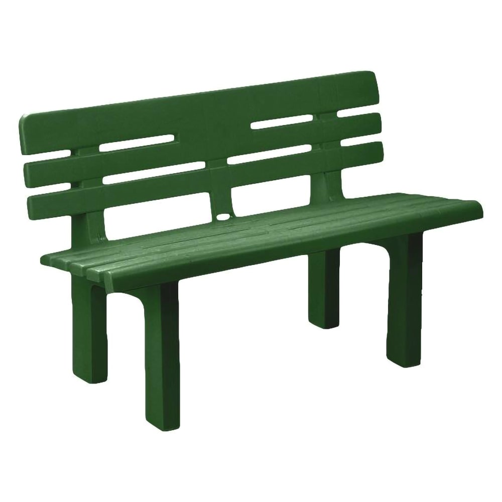 banc d'extérieur vert