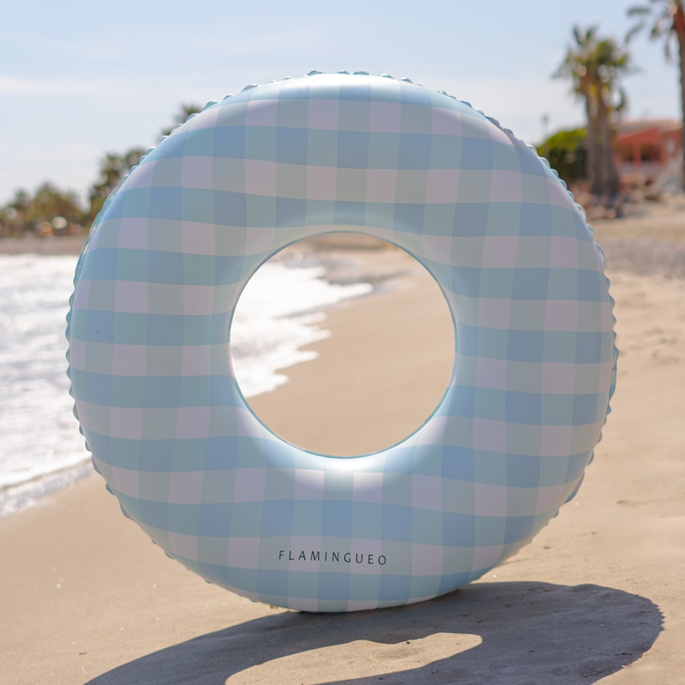 Schwimmring Große Vichy PVC Blau - Maisons Du Monde