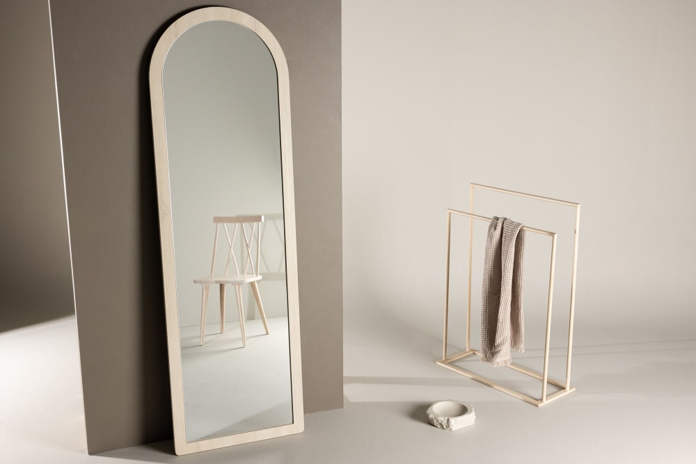 Ganzkörperspiegel Memphis 193cm, Cremeweiß - Maisons Du Monde