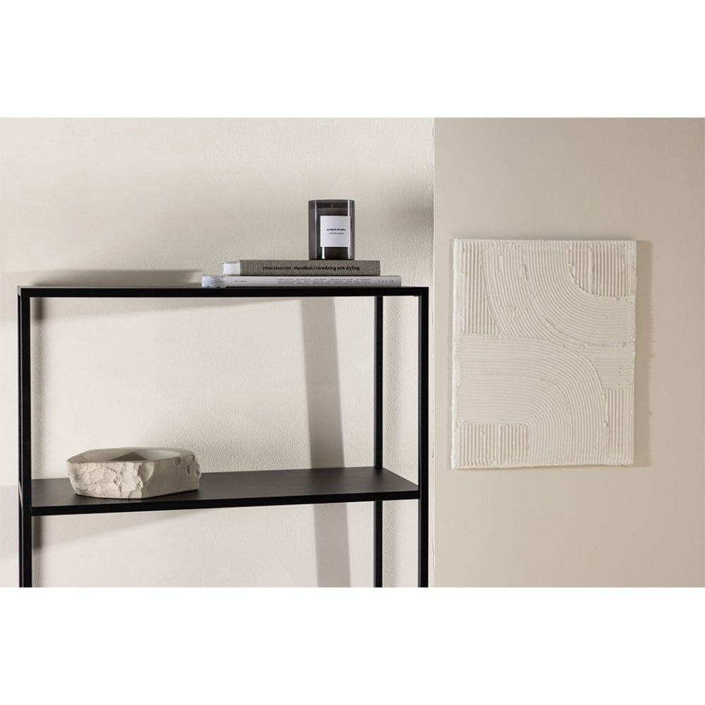 Etagère en acier noir