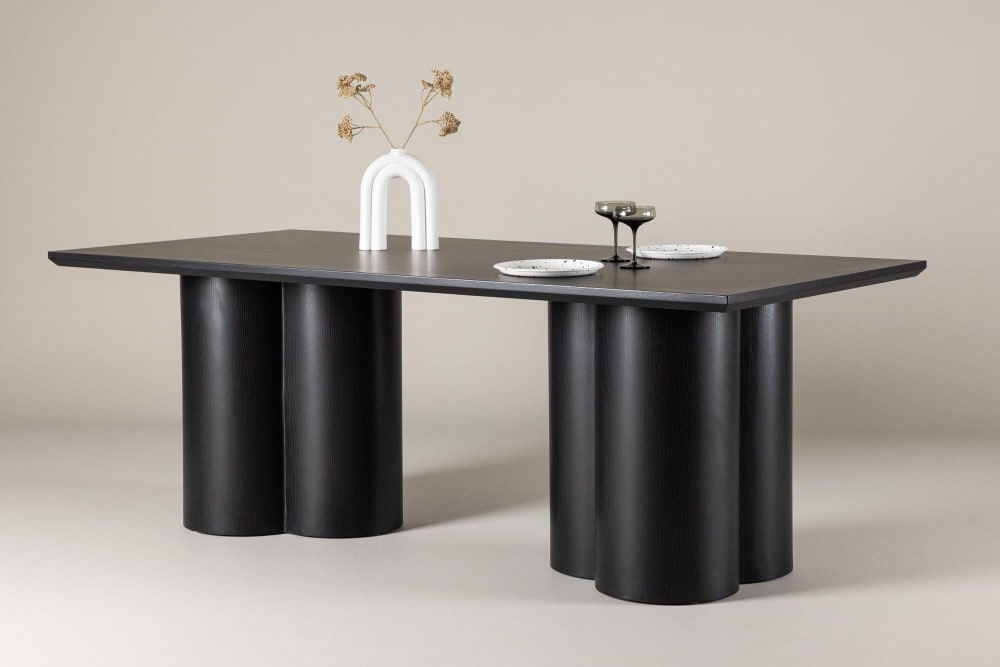 Esstisch 210*100cm, Schwarz - Maisons Du Monde