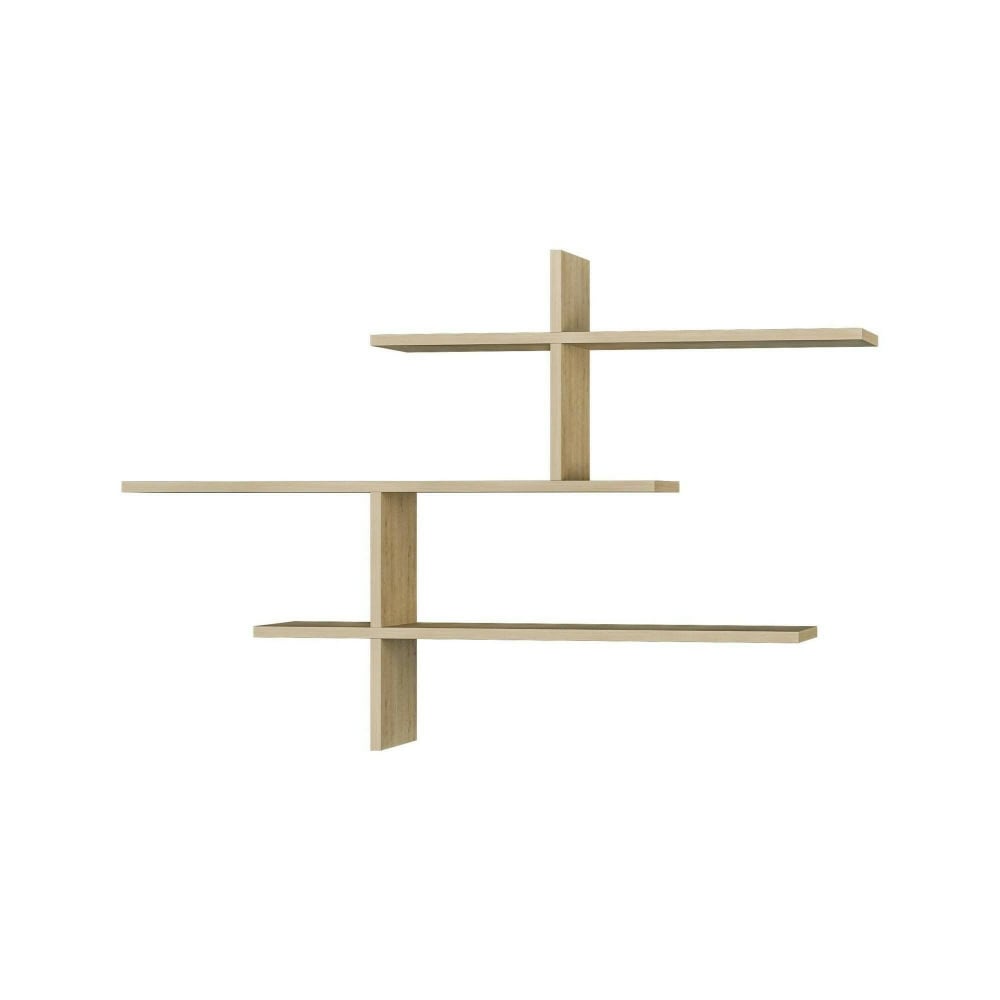 Etagère effet bois beige