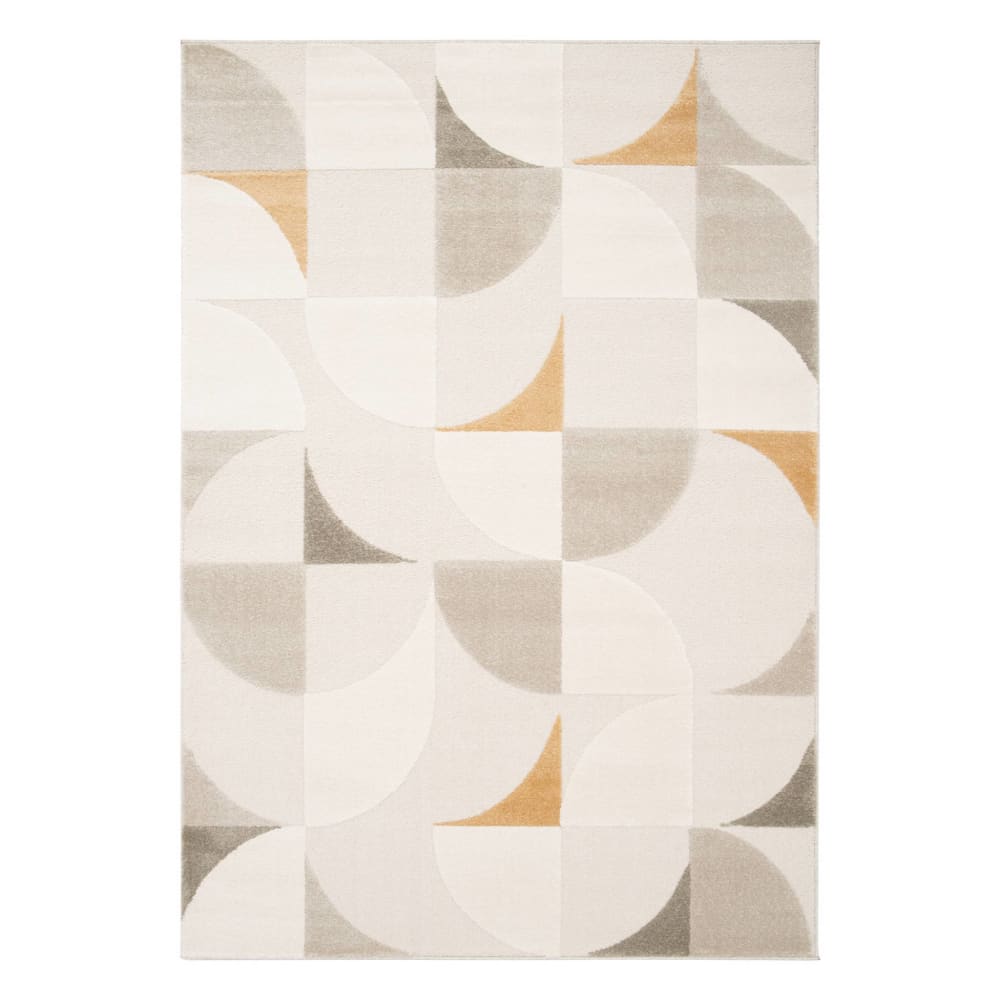 Tapis intérieur motifs rétro poils ras 120 x 170cm — vue 3
