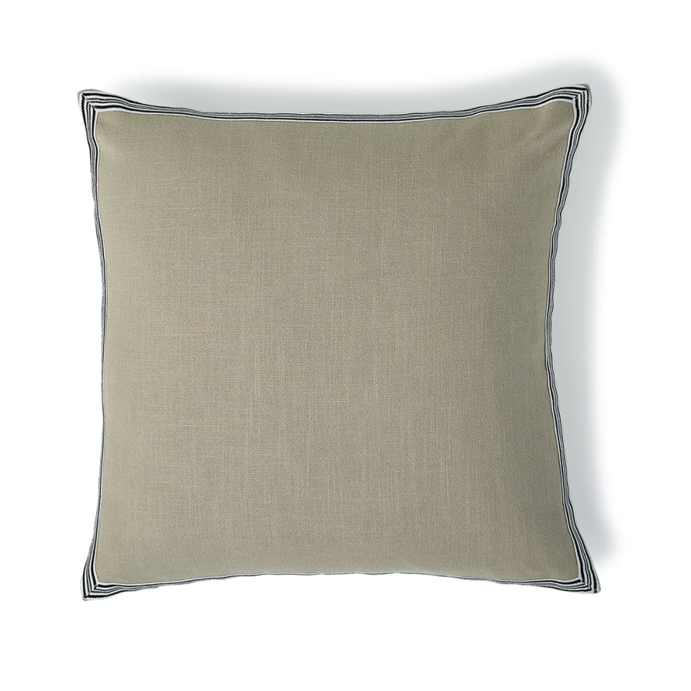 Housse de coussin toile de coton 50x50 naturel