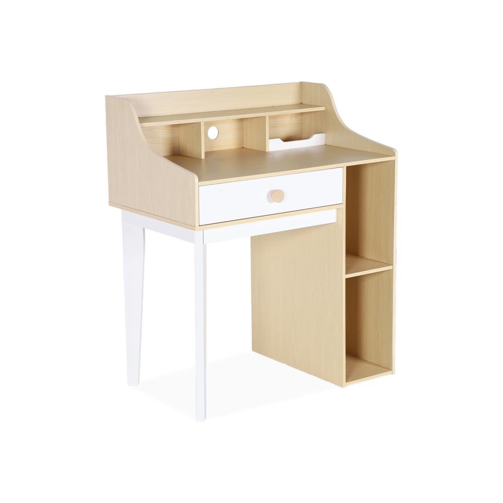 Bureau enfant avec tiroir et étagères