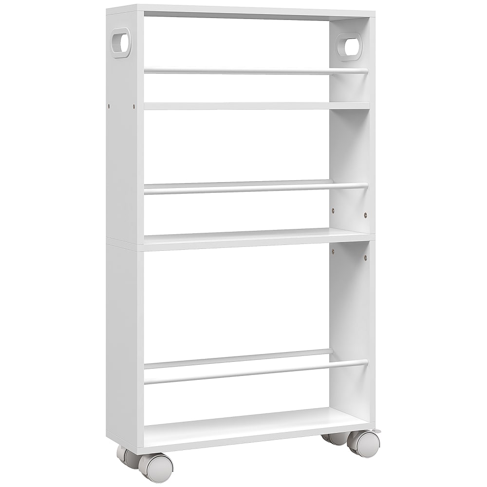 carrito auxiliar 45x15x80 cm blanco
