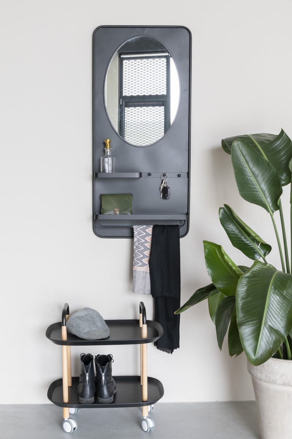 Miroir en fer noir - Maisons du Monde