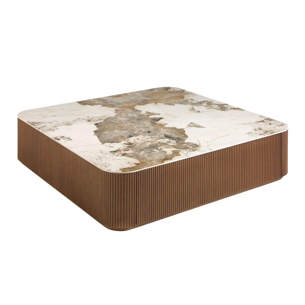 Table basse carrée en - marbre