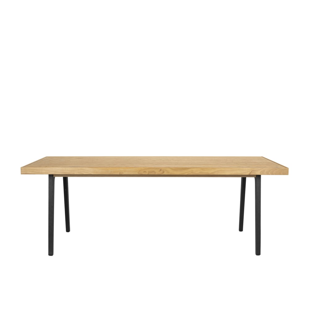 Zuiver Table de repas 8pl en bois brun Beige Bois - 180x75x90cm