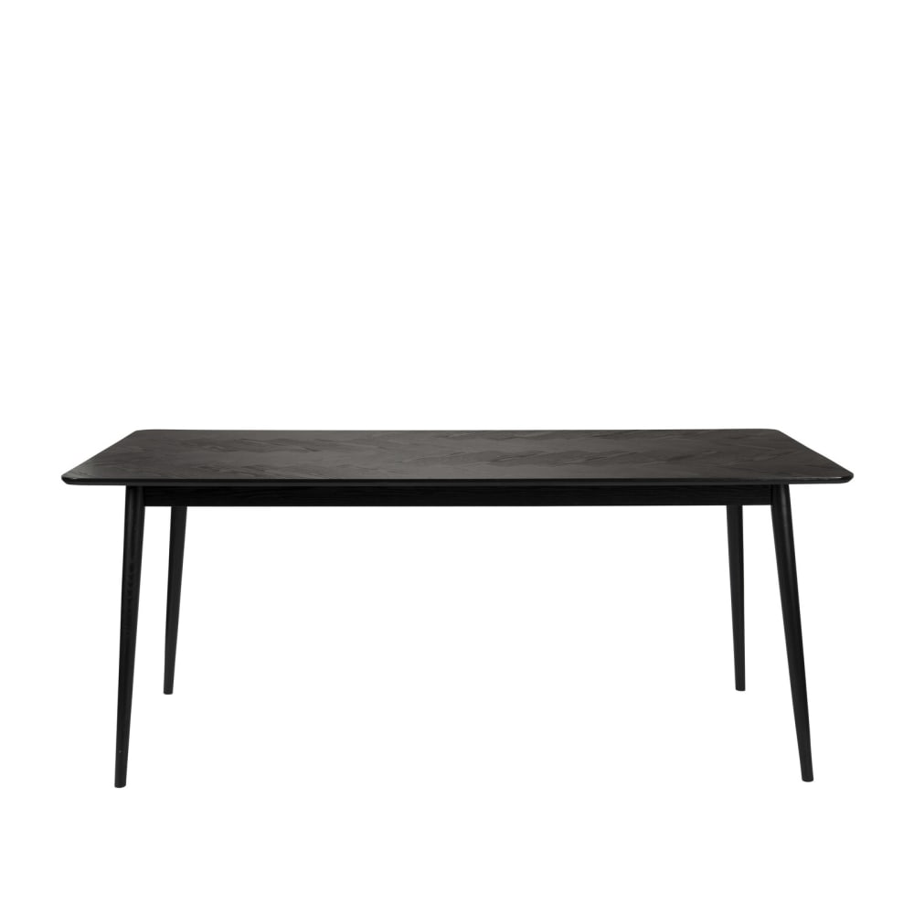 Table de repas 6pl en bois noir