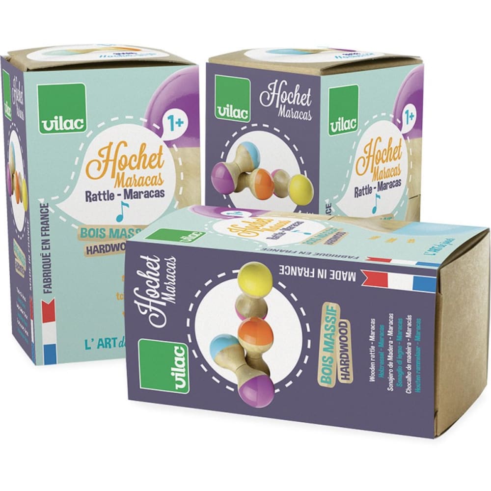 Hochet du jura turquoise et violet - Maisons du Monde