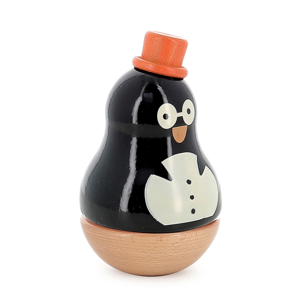 Vilac Spieluhr René der Pinguin SCHWARZ HOLZ Kinder