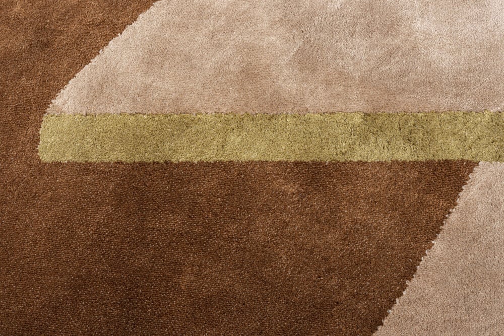 Tapis en tissu brun 160x257 cm - Maisons du Monde