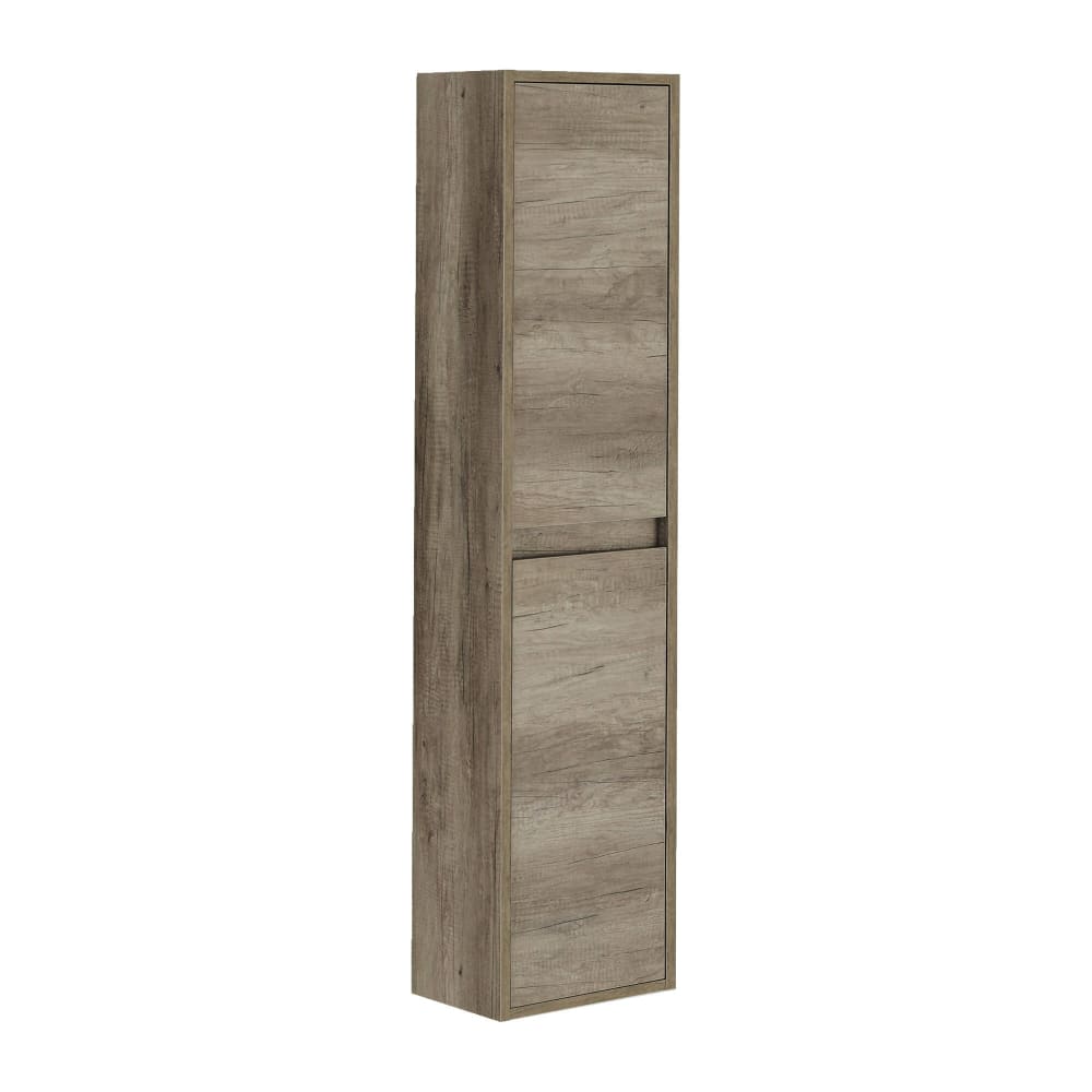 Dmora Säulenschrank in Eichenholzoptik, 150 x 25 x 140 cm style modern Braun