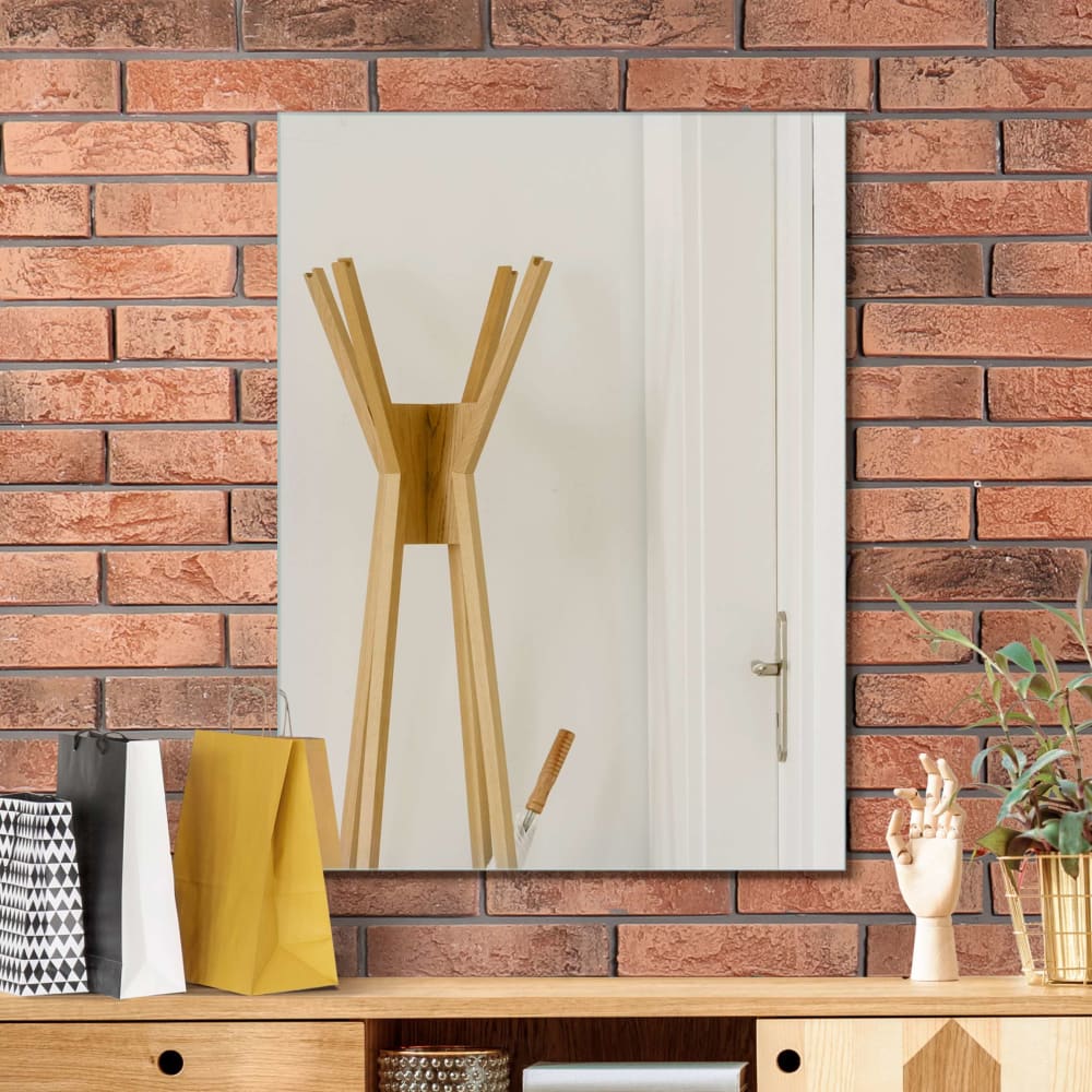 Wandspiegel rahmenlos, rechteckig - Hochformat 50 x 70 cm -