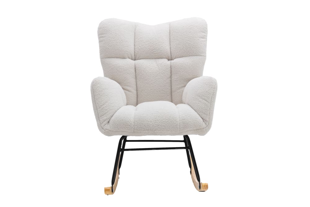 fauteuil à bascule rembourré