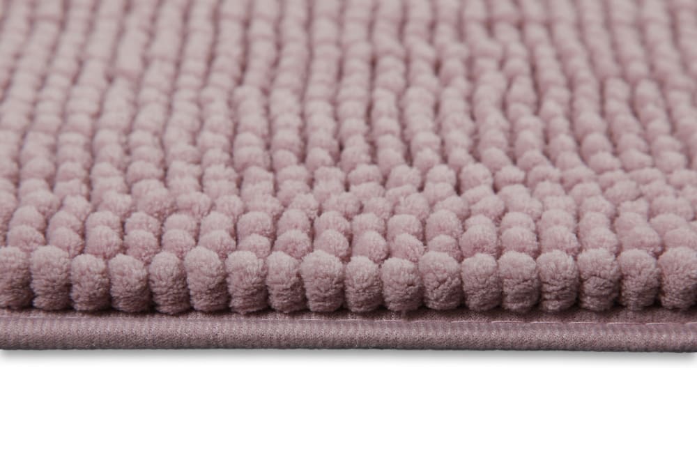 Tapis de bain tufté rose 70x120 — vue 4