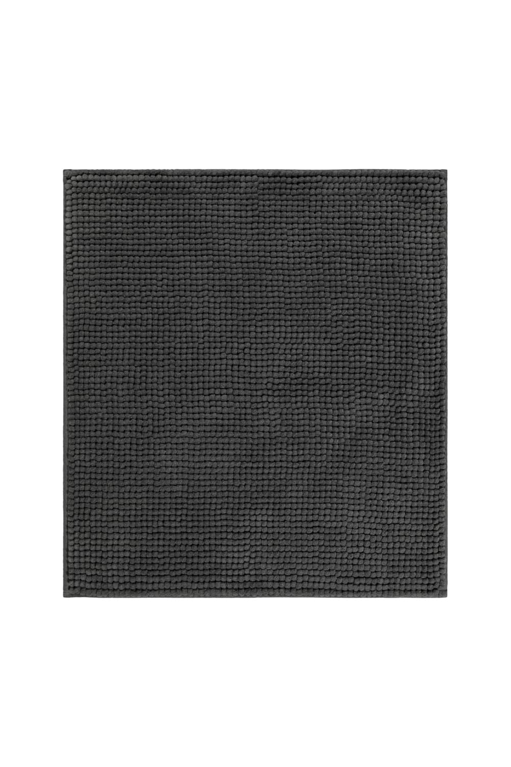 Tapis de bain tufté gris 60x100