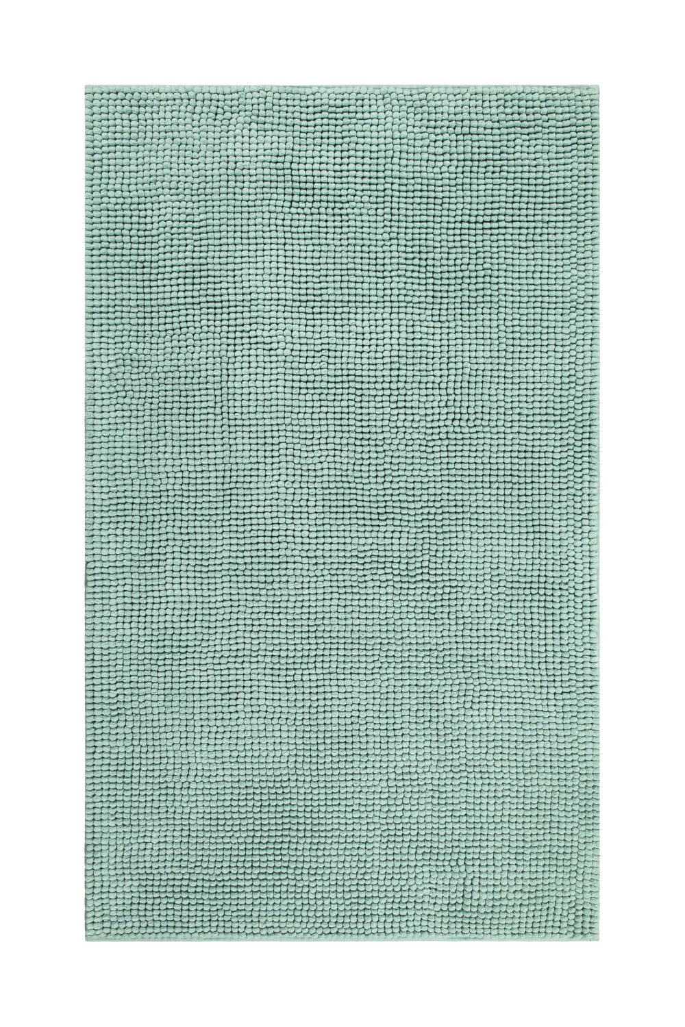 Tapis de bain tufté vert de gris 60x100