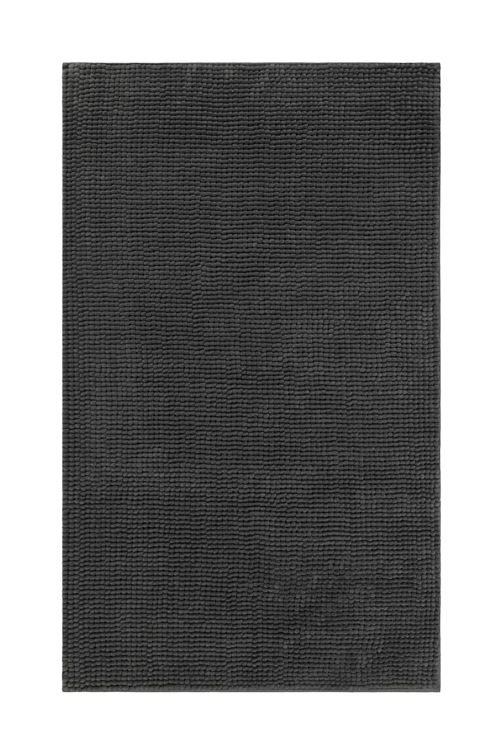 Tapis de bain tufté gris 70x120