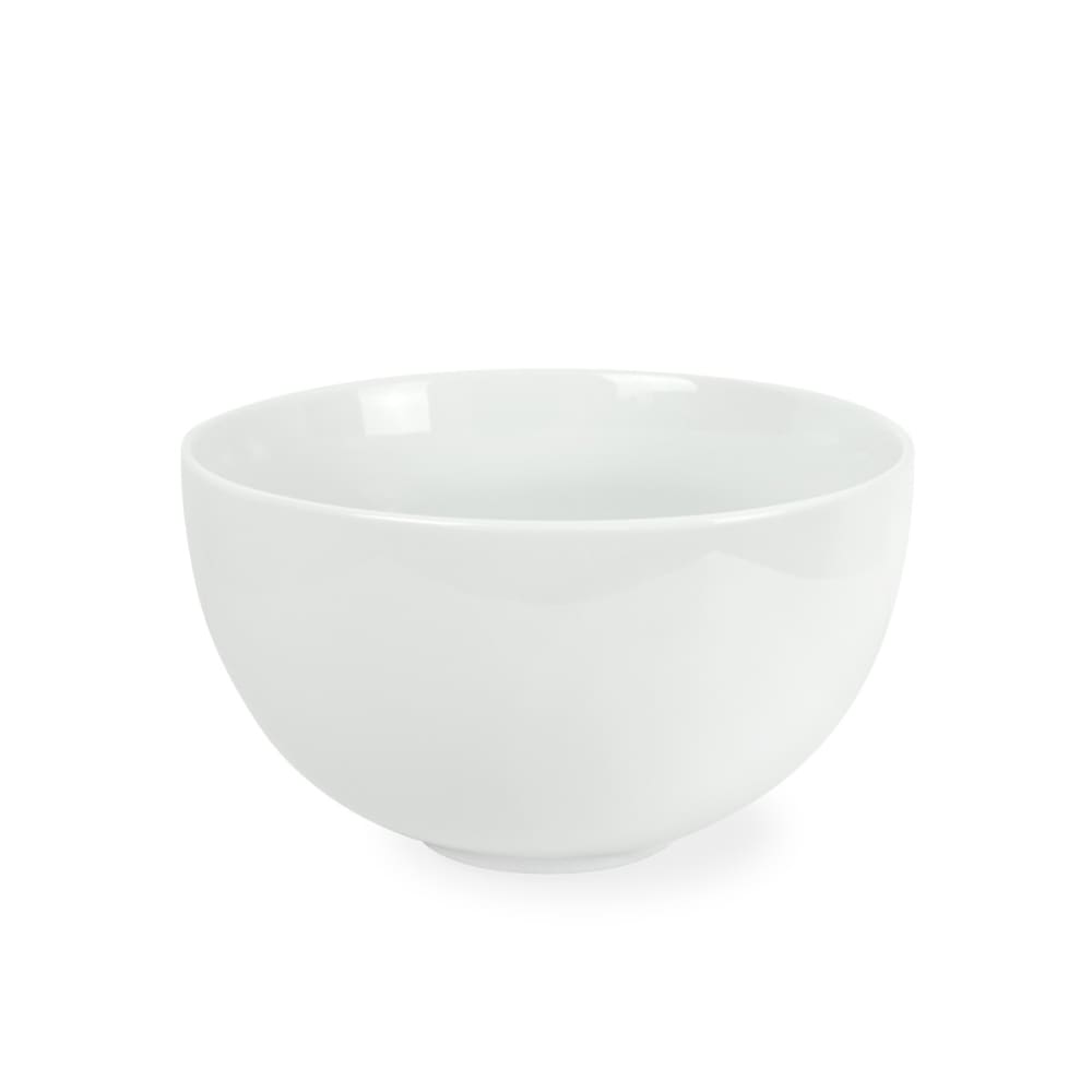 Saladier boule en porcelaine blanc