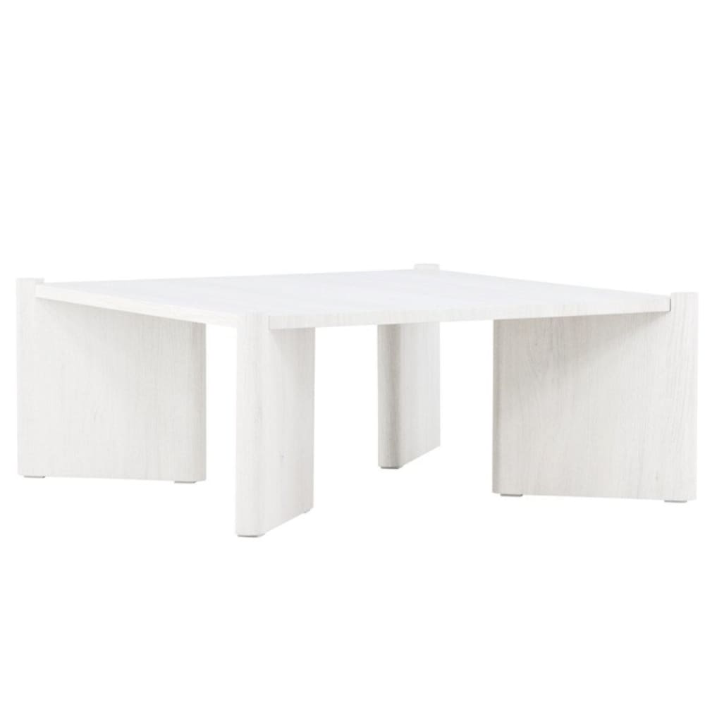 Table basse en bois de couleur blanc lavé - Maisons du Monde