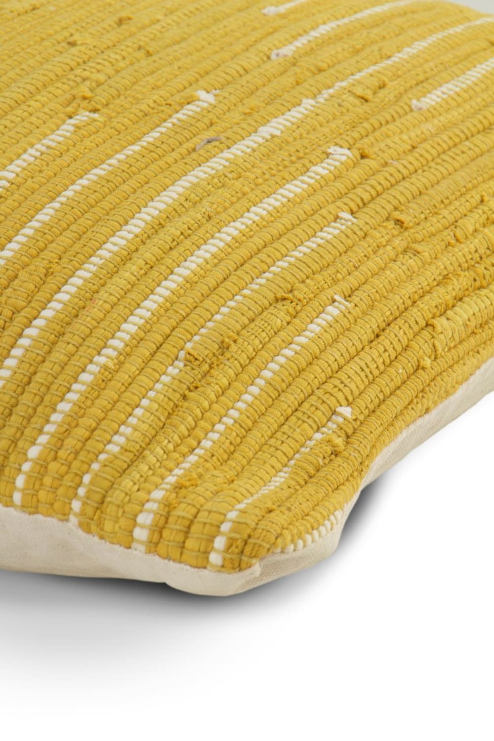 Coussin en coton doré 45x45 cm — vue 4