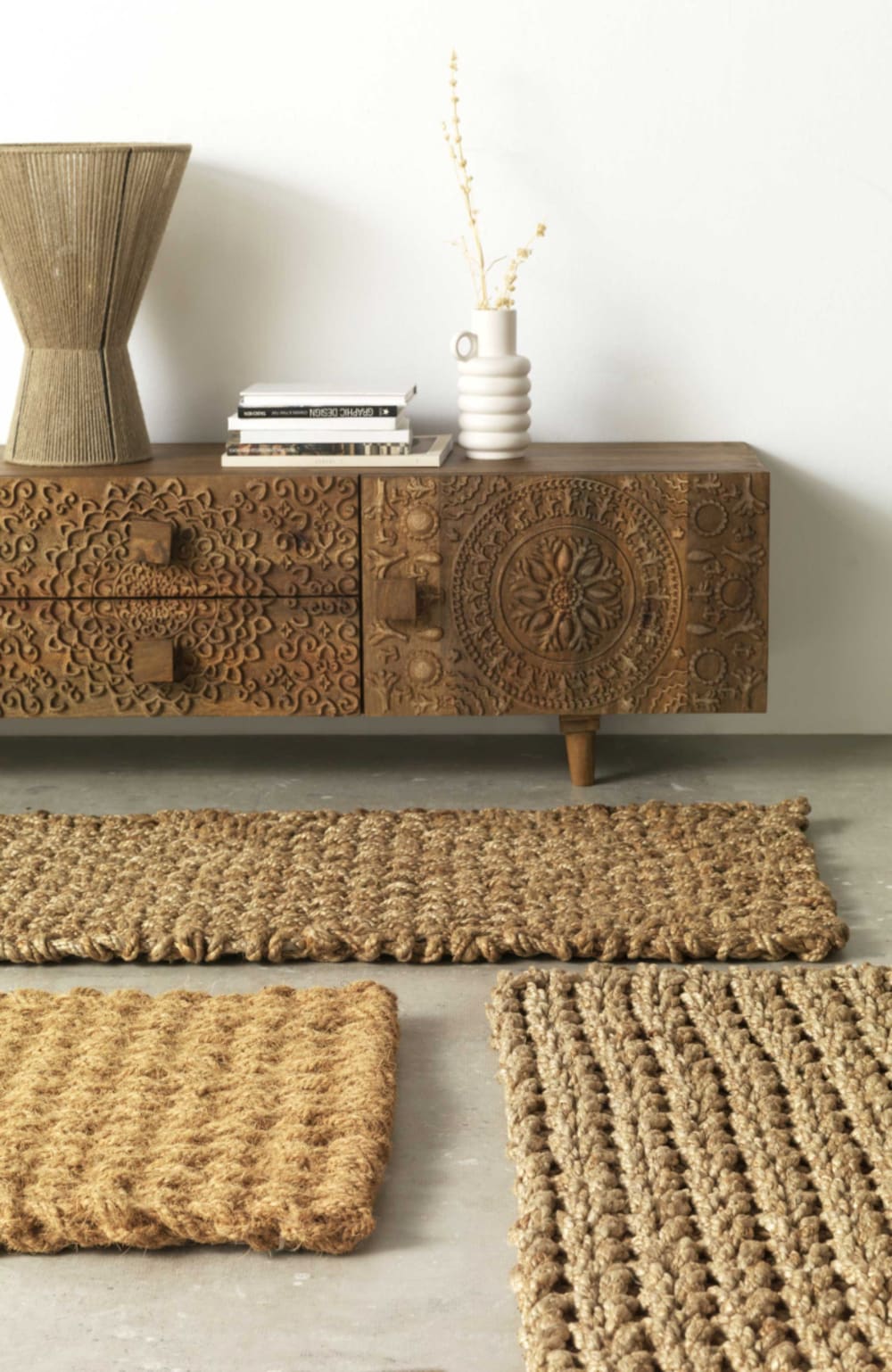 Tapis en fibre de coco 60x120 cm diam. — vue 3