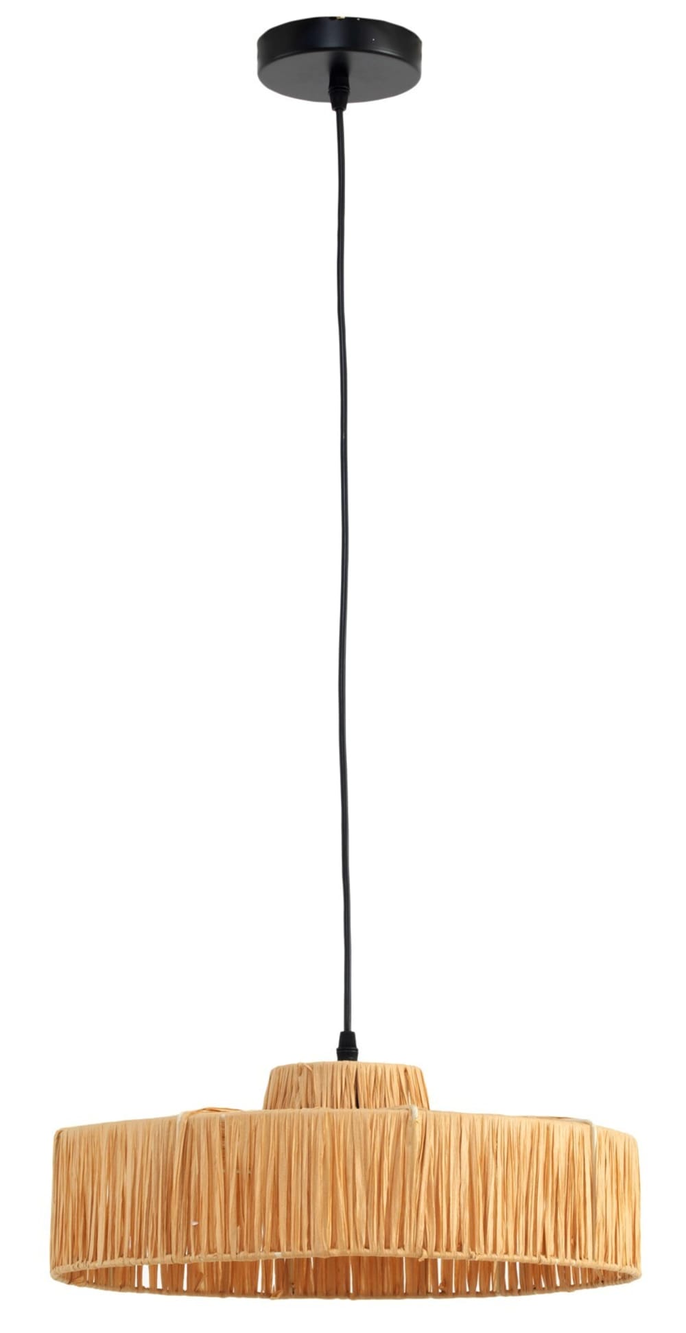 Plafonnier en fibres naturelles