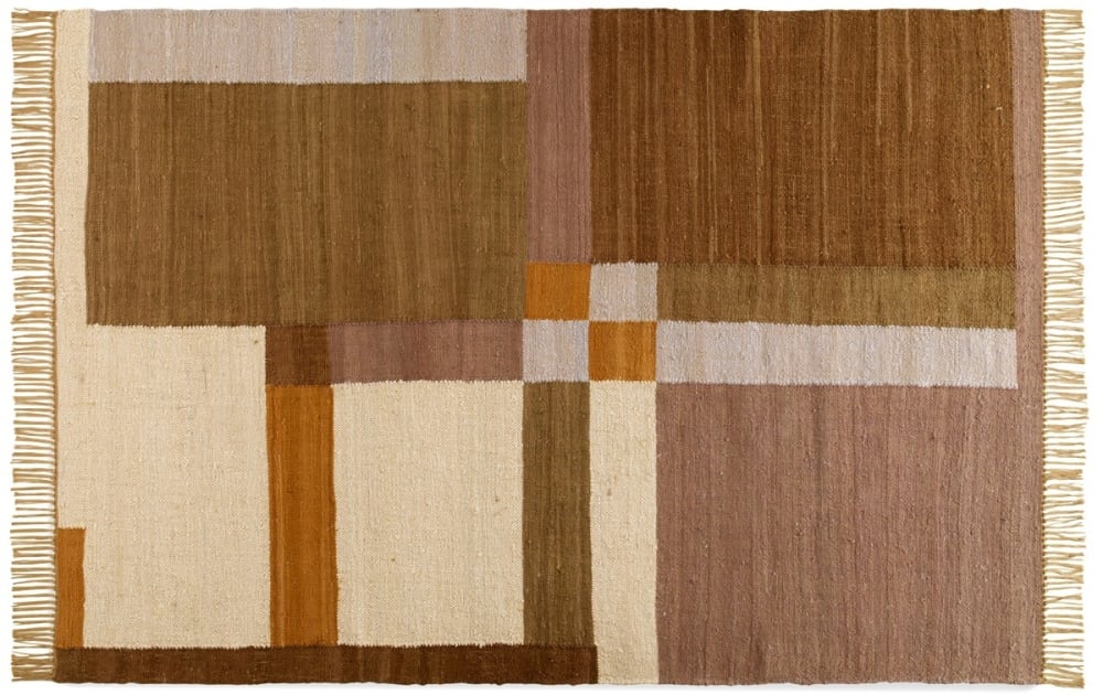 GEESE HOME Baumwollteppich 120x180 cm Mehrfarbig Baumwolle