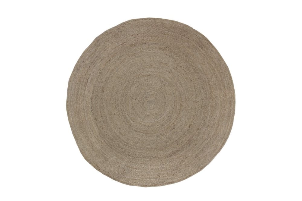 Tapis en jute naturel 120 cm de diamètre
