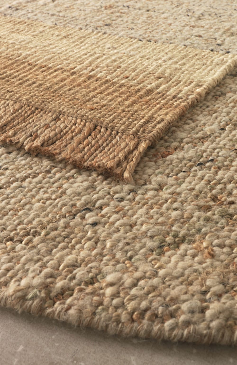 Tapis en jute et laine 120x180 cm — vue 4