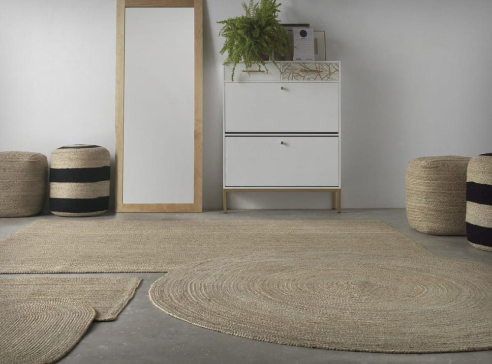Tapis en jute naturel 210x150 cm — vue 3