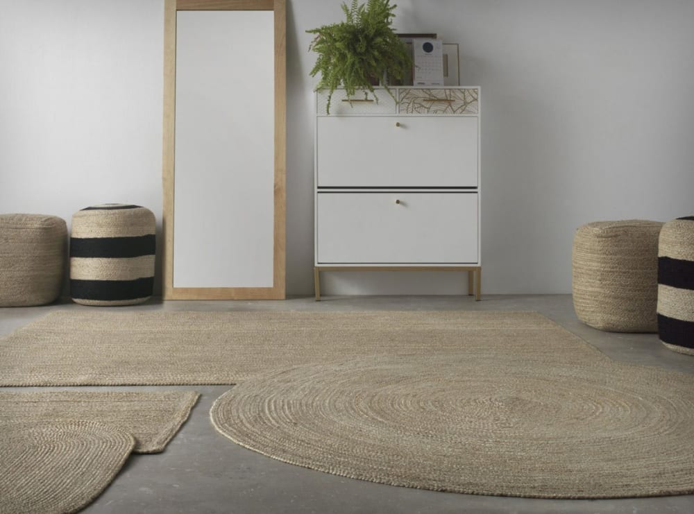 Tapis en jute naturel 180x120 cm — vue 3