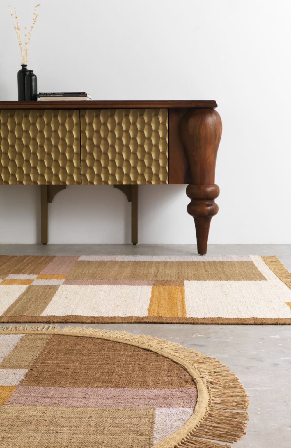 Tapis de coton 180 cm diam. — vue 3