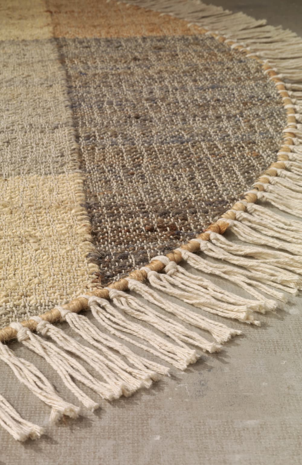 Tapis de jute laine et coton 150x210 cm — vue 4