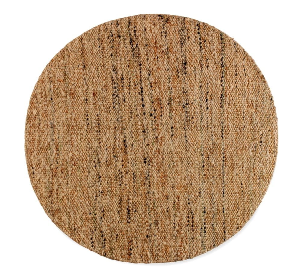 Tapis en jute et laine