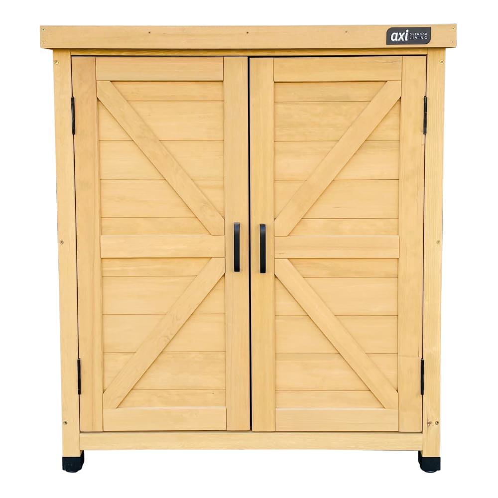 Armoire de jardin avec étagère, bois fsc , marron, 80 x 45 x 93 cm - Maisons du Monde