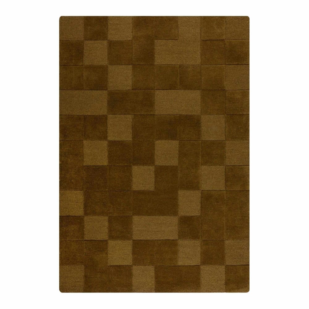 Tapis en laine verte 200x290cm