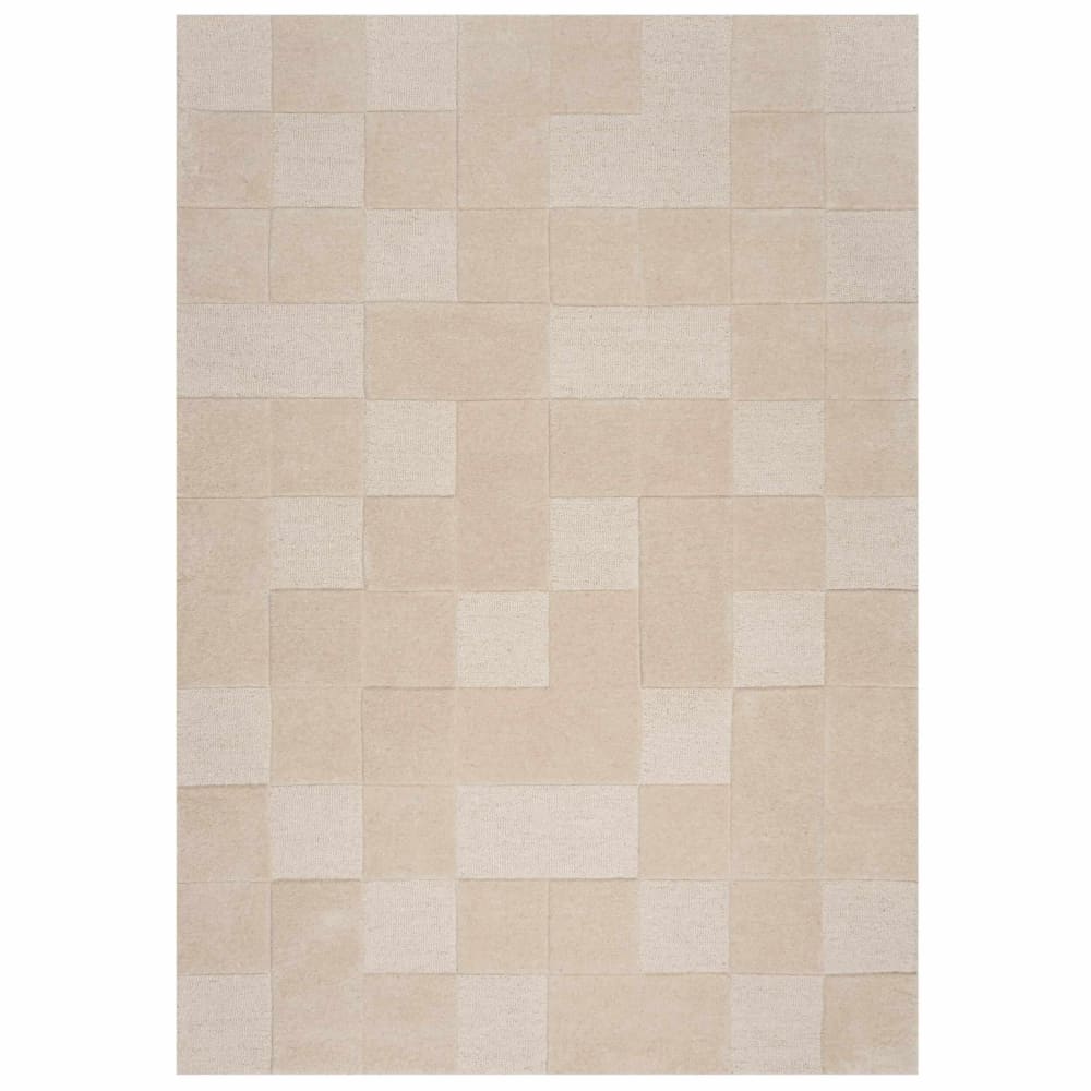 Tapis en laine beige 120x170cm - Maisons du Monde