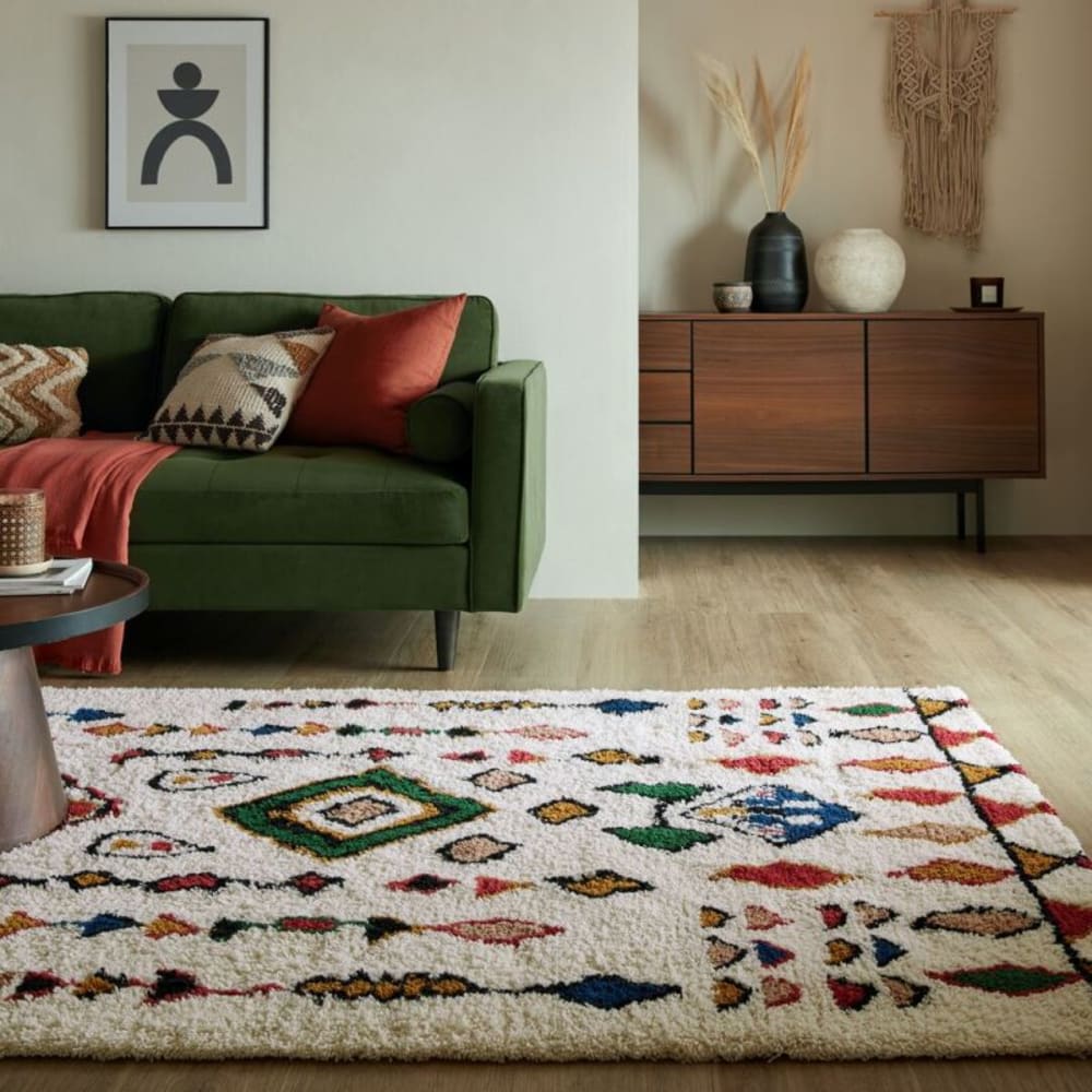 Tapis style berbere en laine multicolore - Maisons du Monde