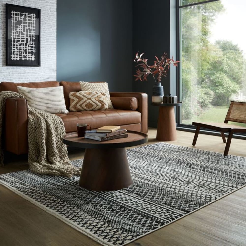 Tapis résistant en polypropylène noir - Maisons du Monde