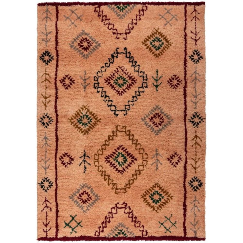 Flair Rugs Tapis style berbere en laine orange