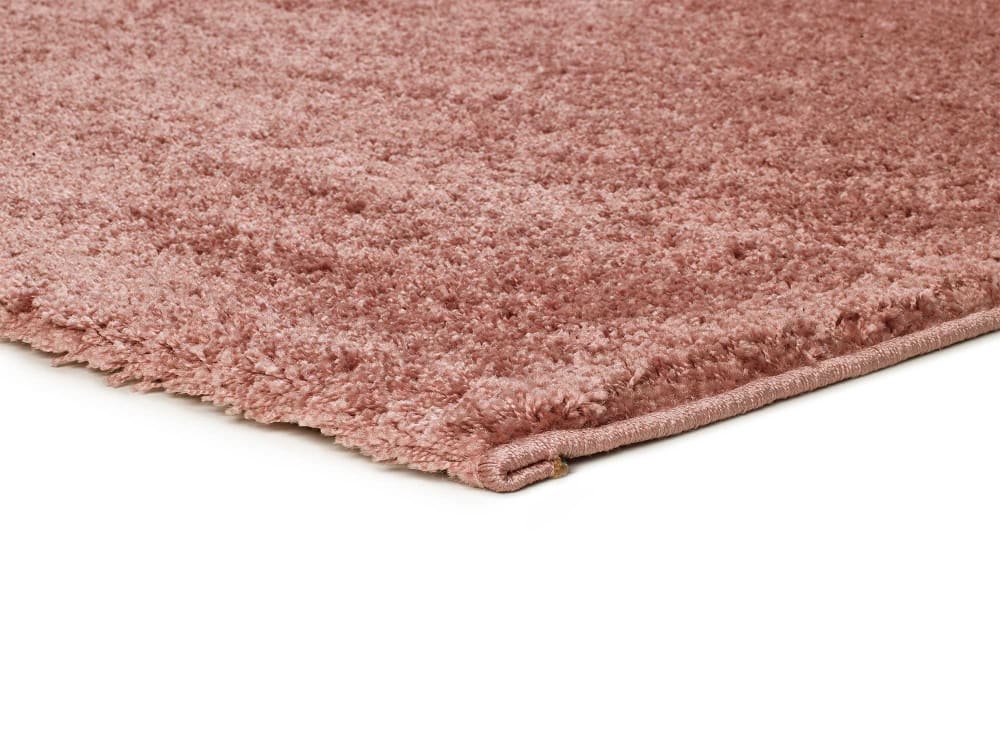 Tapis descente de lit shaggy rose 60x120 cm — vue 4