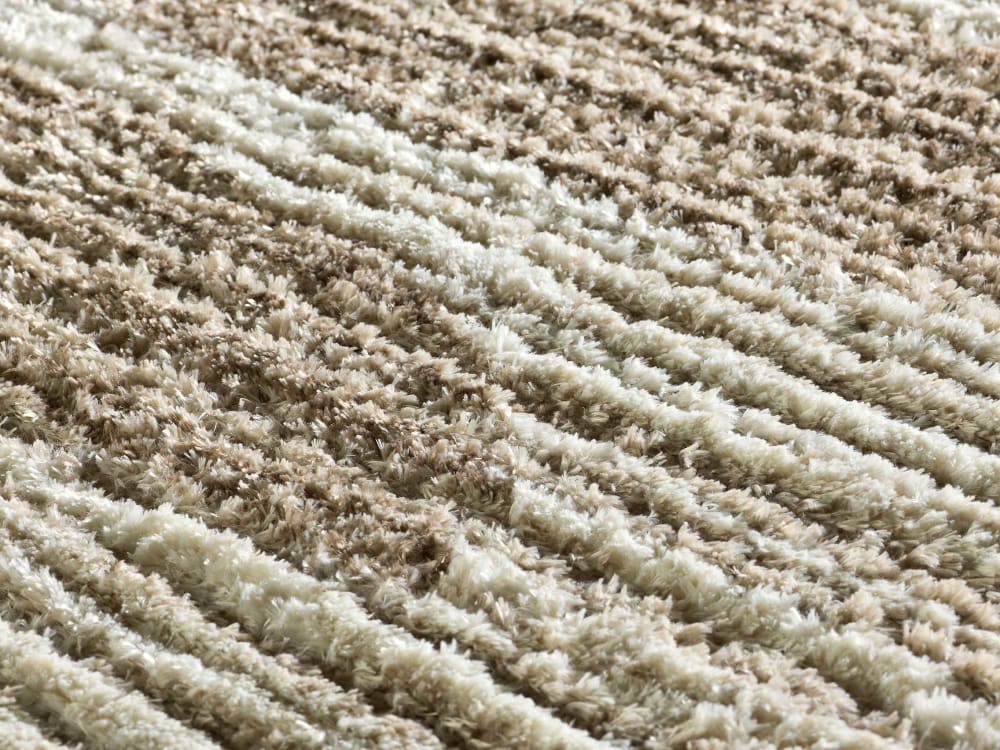 Tapis à relief shaggy beige 120x170 cm — vue 4