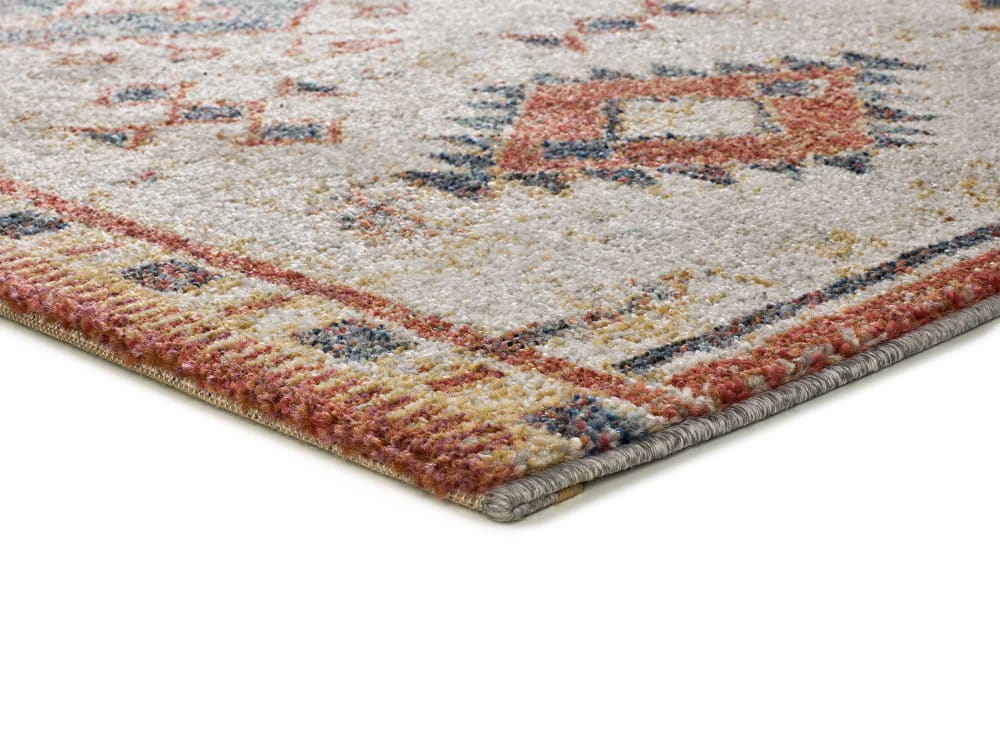 Tapis ethnique rouille/beige 80x150 cm — vue 4