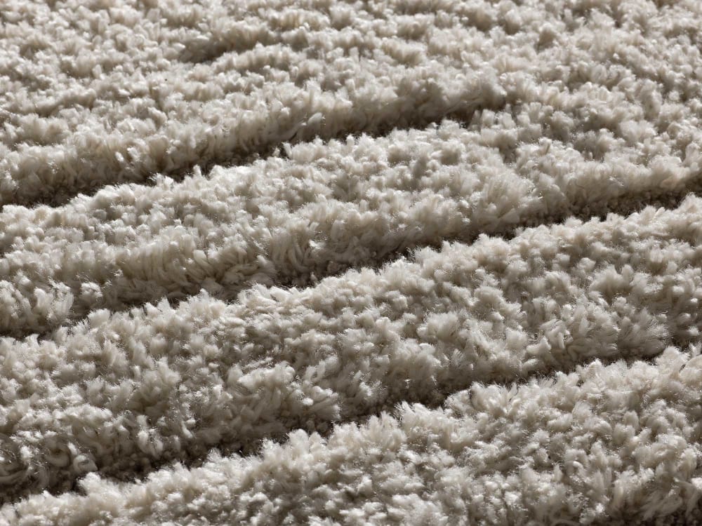 Tapis shaggy scandinave crème 160x230 cm — vue 4